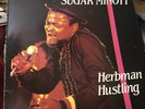 SUGAR MINOTT-HERBSMAM HUSTLING-LP-IMP-UK-BLACK ROOTS-1984 LP 001-VG