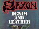 SAXON Denim And Leather Vinyl Record Album LP Fame & Heavy Metal And Rock Music