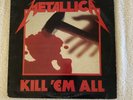 1983 METALLICA KILL EM ALL original MEGAFORCE Record MRI 069