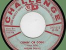 HUELYN DUVALL Comin' or Goin' / Teen Queen 45rpm Challenge 1957 rockabilly