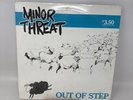 Minor Threat Out Of Step 1983 Vinyl UK 3rd Press Blue  Price $3.50 No Insert