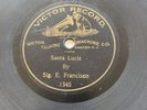 Victor Record 1345 Dig. e. Francisco Pioneer Recording Artist 78 Rpm 7 Inch
