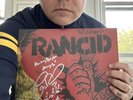 Rancid Lets Go LP Autographed Punk Oi  G.B.H. Bastards Exploited Newbury Comics