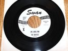 The BEATLES White Label Promo SHE LOVES YOU Swan 45, English, Black Print S-4152
