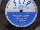 78 RPM Man From Utopia Death Of An Angel Donald Woods & the Vel-Aires Flip 306