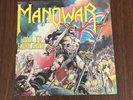 MANOWAR 'HAIL TO ENGLAND' UK Press MFN-19 VINYL LP 1984 & LYRIC INNER -VG ++