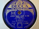 78Rpm Personality, Al Bowlly 'Lover Come Back to Me' Decca EX++