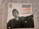 Gérard MANSET Animal On Est Mal FRENCH RARE EP ODEON MEO 160 BIEM Psyche Mod