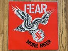 Fear More Beer LP Restless Records 1985 Black Flag Social Distortion Circle Jerk
