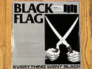 Black Flag Everything Went Black 2 x LP SST 1987 Press w / Poster & Sticker TSOL
