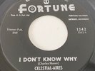 CELESTIAL-AIRES  MEGA 45 DETROIT R&B GOSPEL SOUL ON FORTUNE LBL I DON'T KNOW WHY