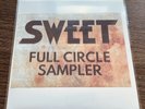 SWEET - FULL CIRCLE Promo 4 x Track Sampler 12” White Vinyl Disc 2024