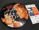 david bowie autograph 7' picture disc CHINA GIRL signed live ticket concert 1996