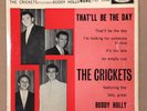 CRICKETS&BUDDY HOLLY-THAT'LL BE THE DAY-ORG UK CORAL EP-FEP2062-INC ITS TOO LATE