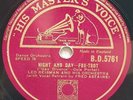 Leo Reisman - Night & Day ORIG UK HMV 1933 78 RPM  Fred Astaire