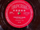 Imperial 5095 Country Jim  PHILIPPINE BLUES  Blues  78 rpm  Louisiana Blues EE+