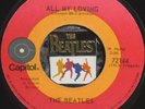 LOW OPEN  RARE 1971 BEATLES RED & ORANGE TARGET 