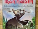 Iron Maiden Bring Your Daughter To The Slaughter 7” Single Etched Autographs