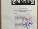 Signed Misfits LP - Cuts From The Crypt: 1996-2001 Rare White Label Promo