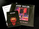 Andy Taylor - Man's A Wolf To Man LP with Hand Signed Postcard in Gold HTF