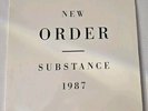 New Order Substance LP 1987 Qwest Records Embossed Cover 25621-1