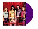 THE DONNAS-AMERICAN TEENAGE ROCK 'N' ROLL MACHINE-PURPLE/PINK SWIRL VINYL LP-NEW