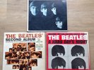 THE BEATLES 3LP Lot: Meet The Beatles, Second Album, A Hard Day's Night POOR