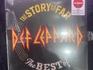 Def Leppard The Story So Far Translucent Yellow & Orange Vinyl 2LP  Damaged Seal