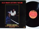 CECIL TAYLOR & MAX ROACH Historic Concerts SOUL NOTE 2xLP NM/VG+ gatefold ITALY