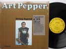 ART PEPPER  -  LIVING LEGEND  - VINYL LP  U.S  OJC REISSUE  STUNNING EX NM