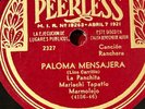 Peerless Latin MEXICO 1920s Mariachi Tapatio Ranchera Paseado/Paloma Mensajera