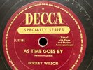 Jazz-78 RPM-Dooley Wilson-As Time Goes By/Knock On Wood-Decca 40006-V+