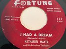 NORTHERN SOUL ROCKER- NATHANIEL MAYER - I HAD A DREAM  1963 FORTUNE LABLE 554