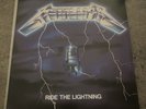 Metallica Ride The Lightning 1st Elektra Press. Red Black. Vinyl NM. Sleeve NM.