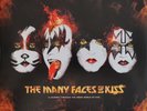 The Many Faces Of Kiss Album Import Flame Marble Vinyl Lim Ed.