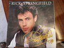Rick Springfield SIGNED Vinyl - LIVING IN OZ  1983 Great condition.