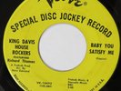 KING DAVIS HOUSE ROCKERS Baby You Satisfy Me VERVE 45 soul deep sweet HEAR