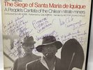 Luis Advis & Quilapayun - Chile - The Siege Of Santa Maria De Iquique AUTOGRAPHS