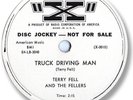 1954 TERRY FELL Country Promo/Disc Jockey 78 RPM Record. Truck Driving Man
