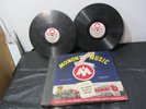 Monon Music Record Book Sleeve w/ 2 MONON records Indiana Chicago Society