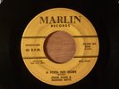 Eddie Hope & Manish Boys A Fool No More/Lost Child RARE  Blues, R&B 1956 Marlin