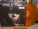 MARY J BLIGE WHAT'S THE 411 ORANGE LP REAL LOVE YOU REMIND ME SWEET THING MY LOV