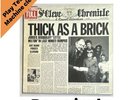 Jethro Tull - Thick As A Brick   Lp Vinyl Record Prog Rock Reissue EX / VG+