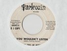 THE IDES OF MARCH You Wouldn't Listen 45 RECORD RARE PSYCH DJ PROMO HARLEQUIN