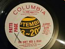 PATTI PAGE - YOU DONT NEED A HEART - COLUMBIA RADIO STATION COPY - EXCELLENT