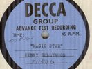 KENNY HOLLYWOOD*MAGIC STAR*ACETATE*BEAT MUSIC*JOE MEEK*DECCA*HEAR IT