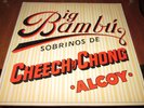 CHEECH & CHONG BIG BAMBU LP EX- US ODE VINYL COMEDY CLASSIC w/ROLLING PAPER