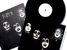 ORIGINAL 1974 WHITE LABEL PROMO KISS FIRST ALBUM VINYL LP WITH KISSIN TIME