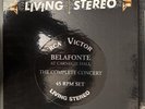 BELAFONTE AT CARNEGIE HALL Classic Records 45 Series
