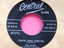 THE EXCELS - You're Mine Forever / Baby Doll - clean 45 rpm - Central 2601